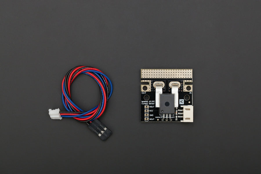 Current Sensor AC/DC 50A - Hall-Effect Bidirectional