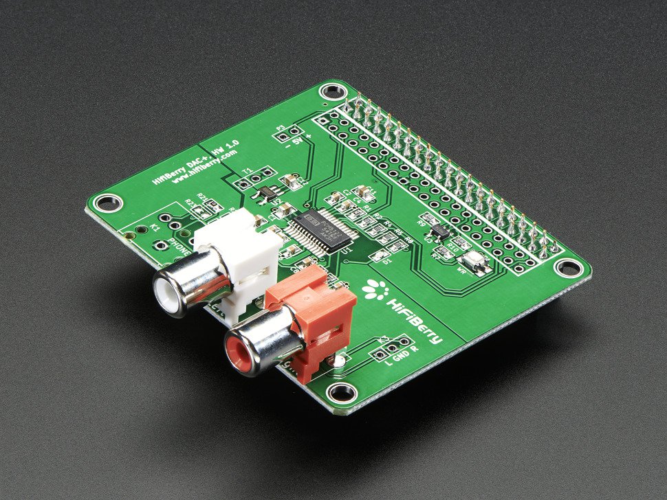 HiFiBerry DAC+ HAT Standard RCA - Pi Audio
