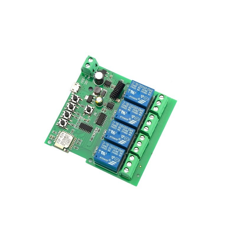 DC5-32V 4CH WiFi RF, Switch Module Intelligent, Timing Switch Remote, Control
