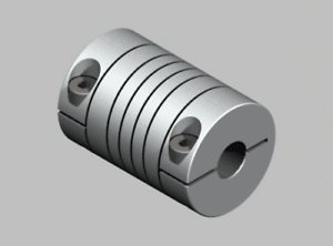 Flexible coupling OD:25mm x L:32mm Bore:10x10mm (ZRB-25×32)