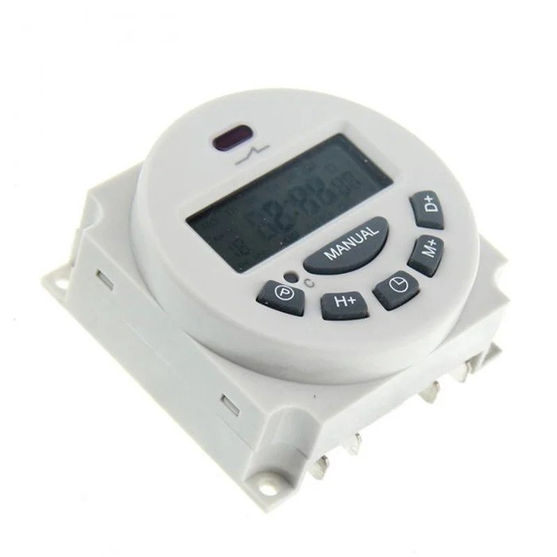 Microcomputer DC 24 V LCD Digital Display Programmable Electronic Timer Switch