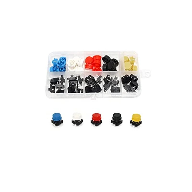 Tactile Push Button Switch Assorted Kit – 25 pcs