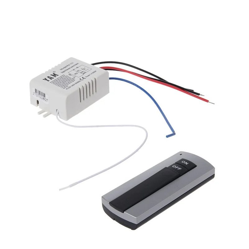 1 Channel RF Wireless ON/OFF Smart Switch with RF Remote Control