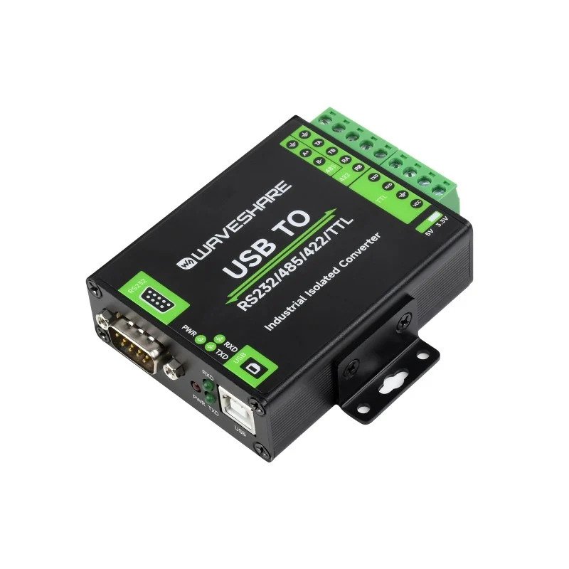 Waveshare FT232RNL USB TO RS232/485/422/TTL Interface Converter, Industrial Isolation