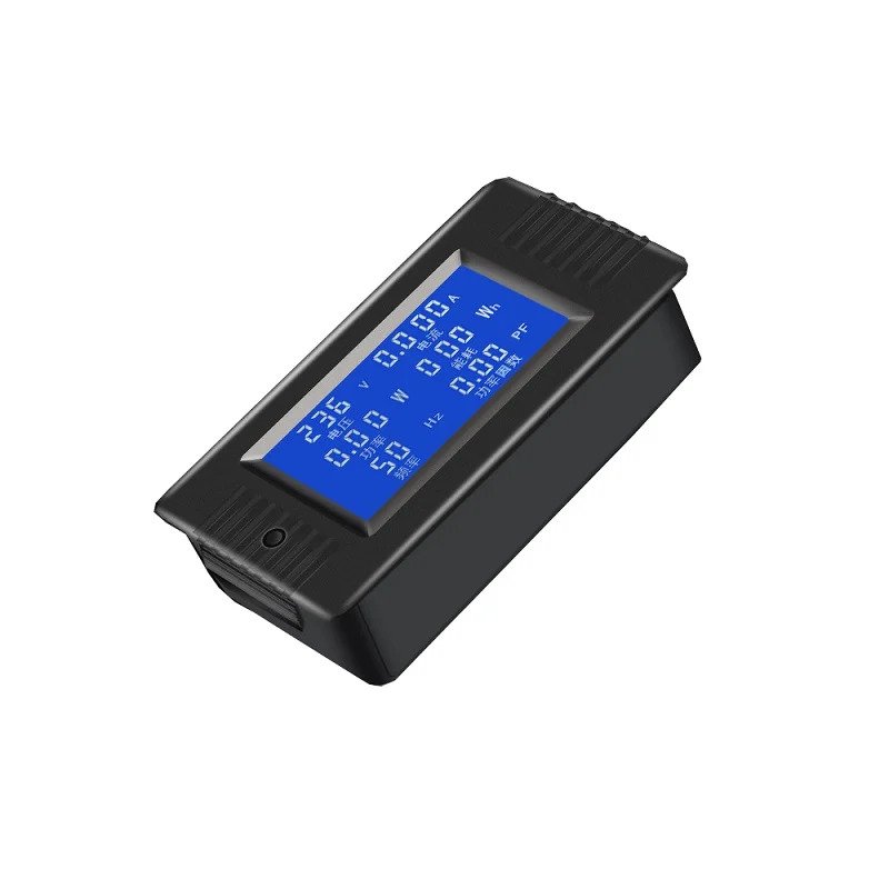 PZEM-018 5A AC Digital Display Power Monitor Meter Voltmeter Ammeter Frequency Factor Meter (Without CT)