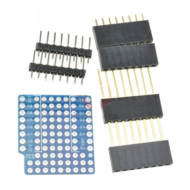 D1 Double Sided Breakout PCB Proto Board Shield with Berg Pins