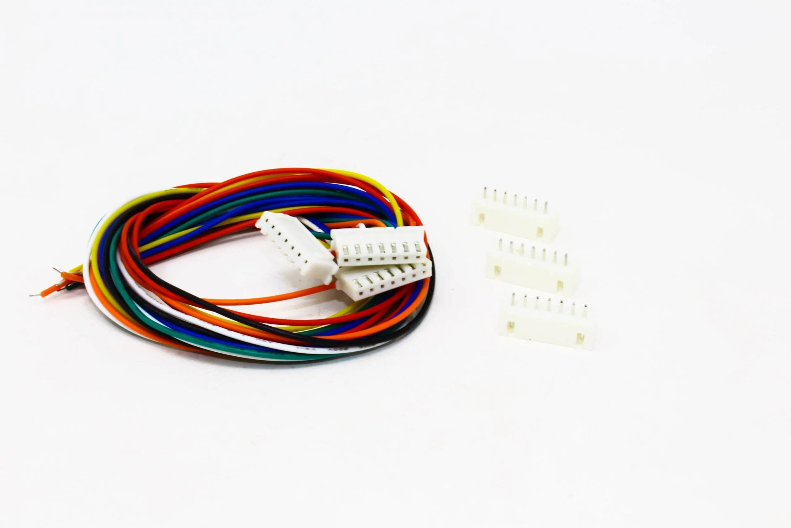 7 Pin JST XH 2.54mm Pitch Plug and Socket with Cable – 3 Pcs.