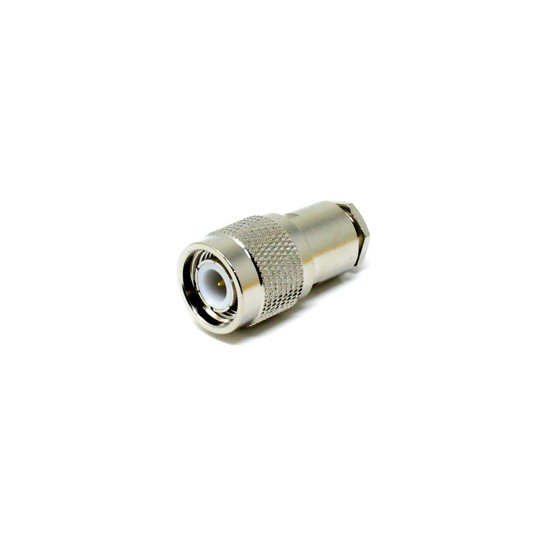 TNC Male Plug Straight 50Ω Soldering Clamp for Cable