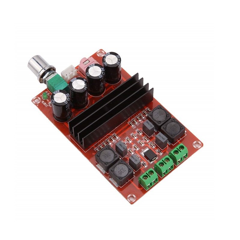 XH-M190 Tube Digital Audio Board TDA3116D2 Power Audio Amp 2.0 Class D Stereo HIFI amplifier DC12- 24V 2*100W
