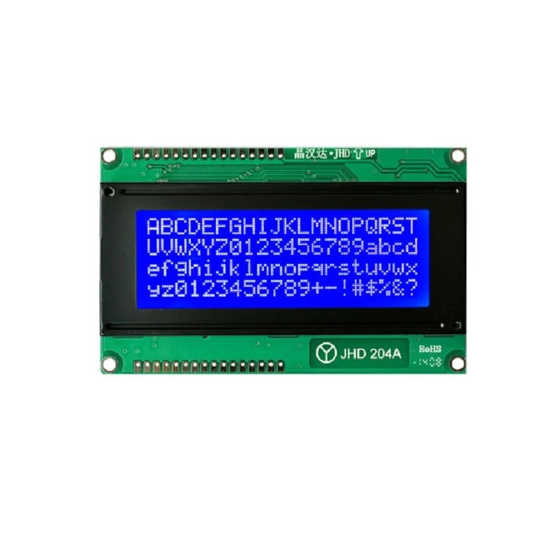 Original JHD 20×4 character LCD Display with Blue Backlight