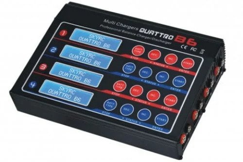 Quattro 4x6S Lithium Polymer 4 in 1 Multi Charger with case