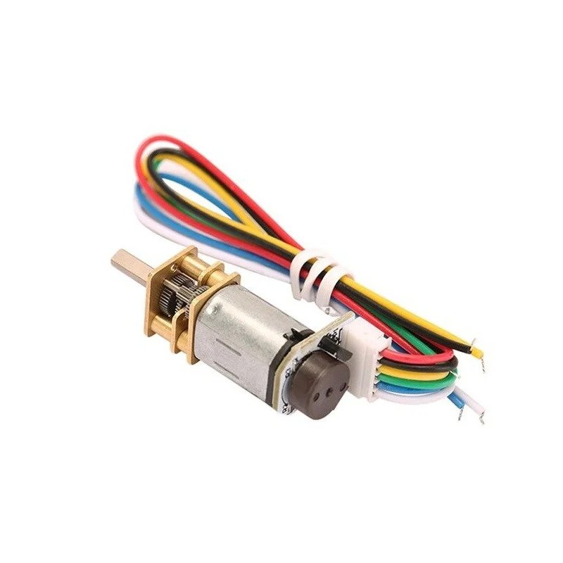 N20 12V 140RPM Micro Metal Gear Motor With Encoder