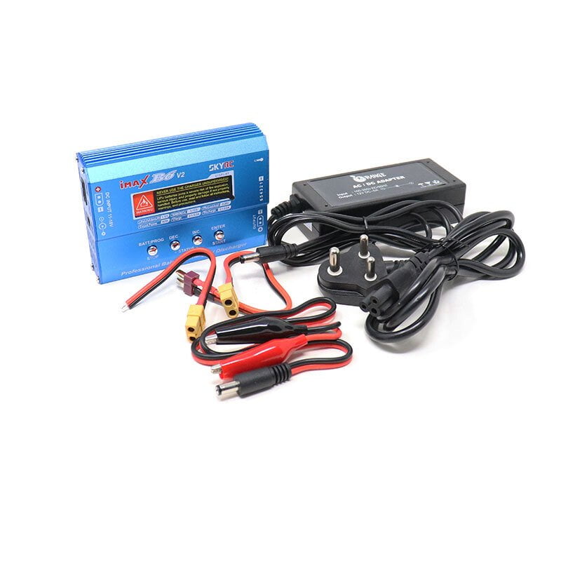 SkyRC IMAX B6 V2 50W 5A Charger/Discharger 1-6 Cells + DC 5A 12V 60W ADAPTER AC (Original)