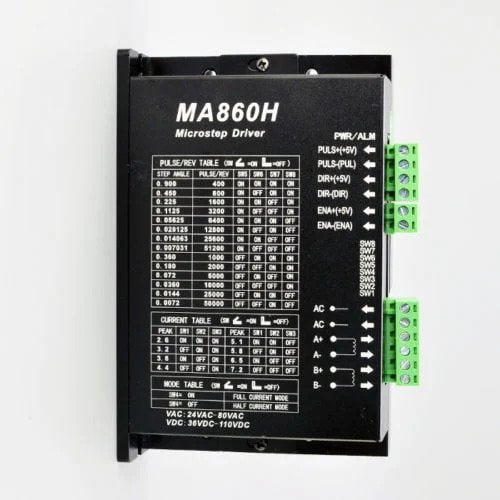 MA860H Digital Stepper Micro-Step CNC Motor Driver 50-110 VDC with 1.8-7.5A