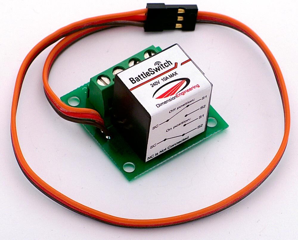 BattleSwitch radio controlled 10A relay (Dimension Engineering)