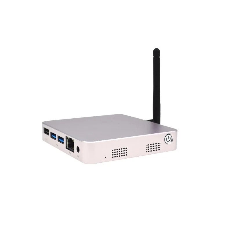 EDATEC CM4 Media Baseboard CM4104000 4GB DDR,120G SSD WiFi/Bluetooth Antenna Silver Color CNC Aluminum Case 8MP Camera