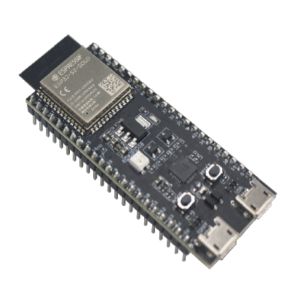ESP32-S2-DevKitC-1RU ESP32-S2-SOLO-U, 4 MB Flash and 2 MB PSRAM, with Pin Header