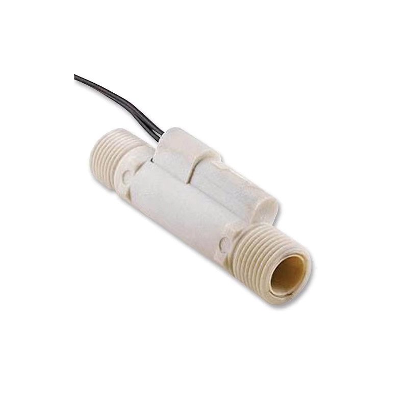 TE CONNECTIVITY Flow Switch, FCS Series, 0.1 l/min to 1.1 l/min, 9.525 mm Port Size, SPST-NO, 250 Vac, 1 A, PPS