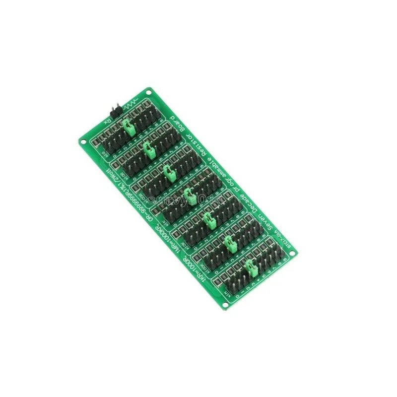 Green 7 Decade 1R – 9999999R Programmable Resistor Resistance Board Module