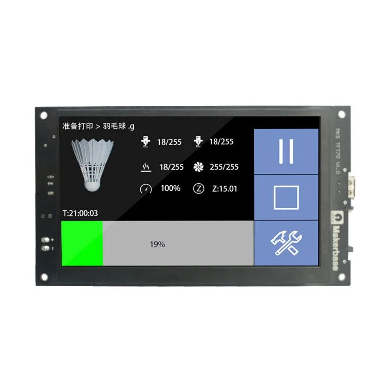 7 Inch MKS TFT70 V1.1 Full,Color TFT Screen for 3D Printers