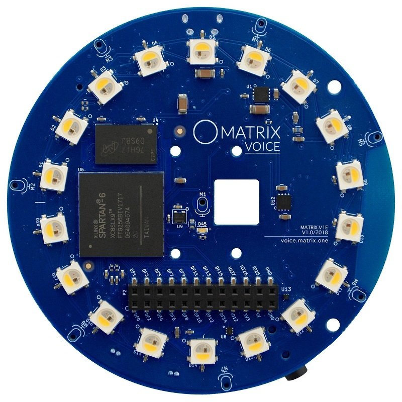Matrix Voice IoT Development Platform with ESP32 Wireless Module
