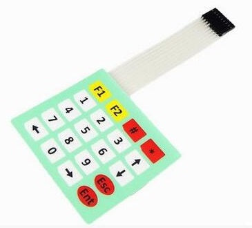 4x5 Key Button Membrane Switch