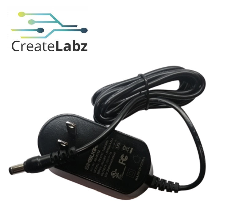 12V Power Supply AC-DC Wall Adapter