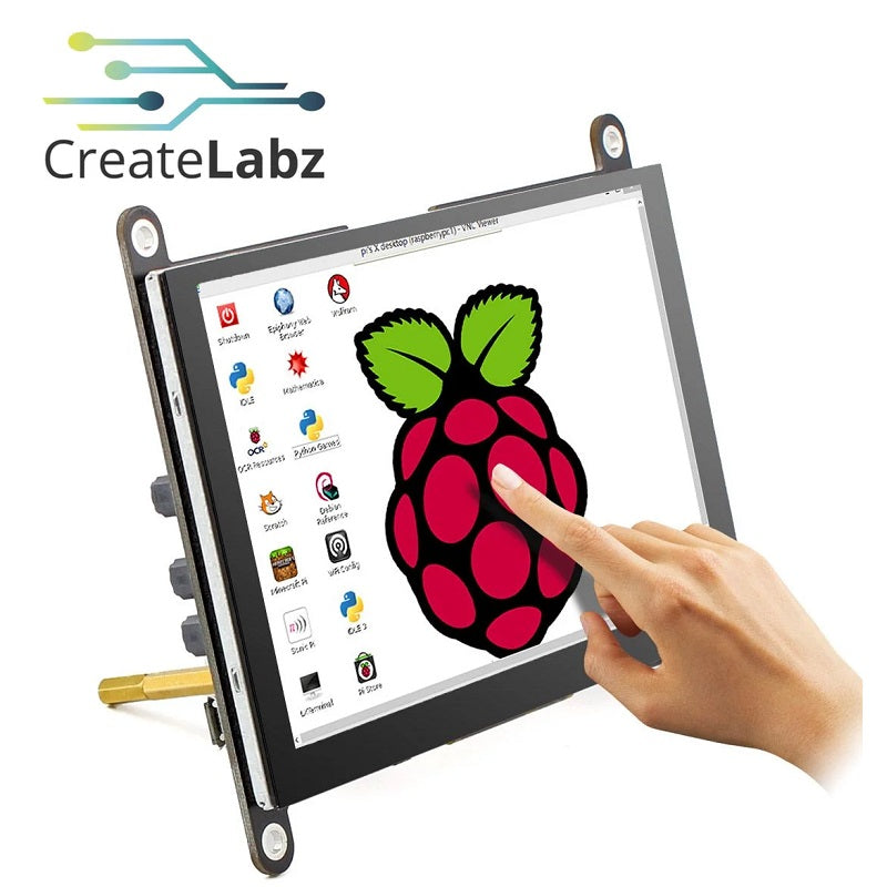 RC050S HD 5 Inch 800x480 Capacitive Touch Monitor Built-in Speaker with Backlight Control