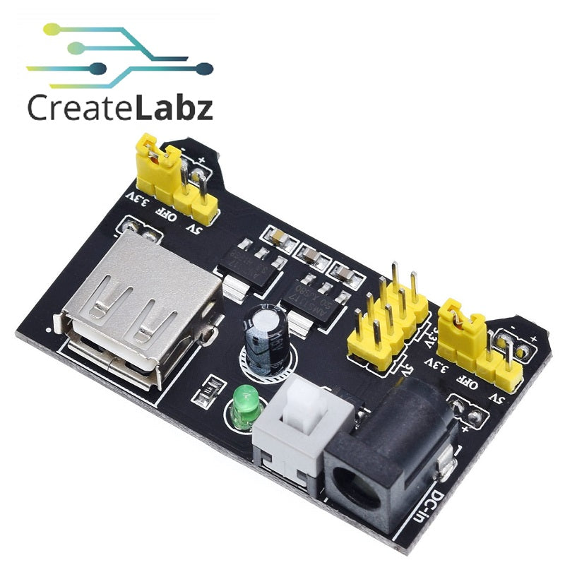 MB102 Breadboard Power Supply Module 3.3V 5V For Arduino Solderless