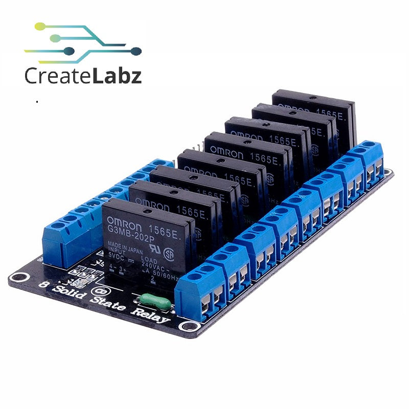 8-Channel Solid State Relay 5V Low Level