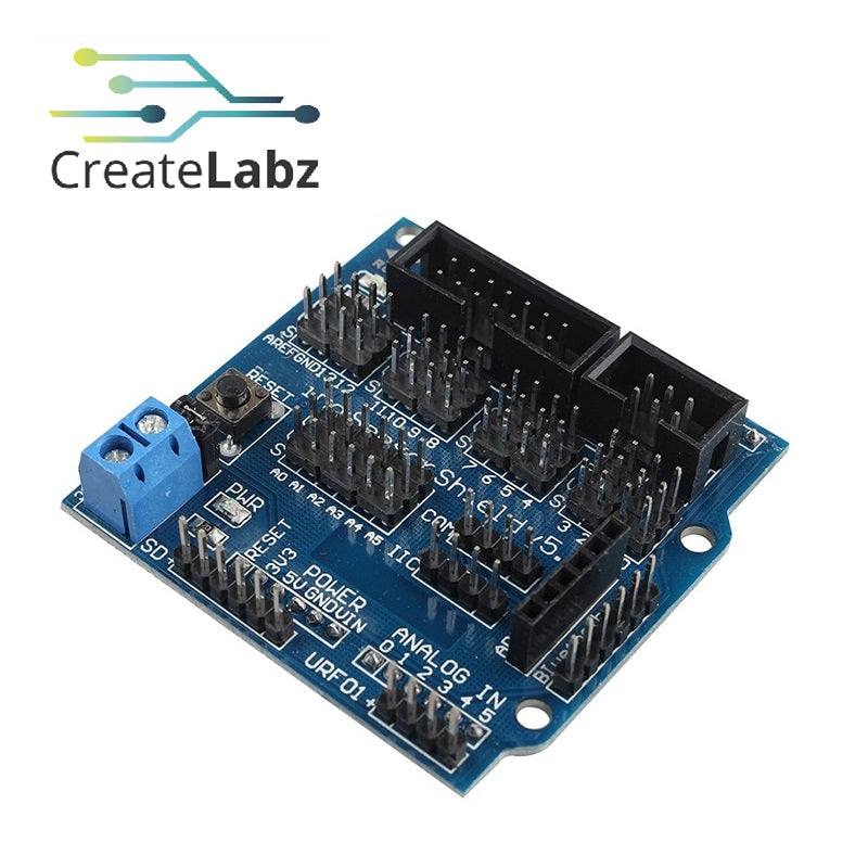 Arduino Sensor Shield (Expansion Board v 5.0) for Arduino Electronic Building Blocks Robot Accessories
