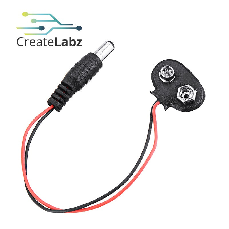 9V Battery Button Power with Dc Plug / without Dc Plug