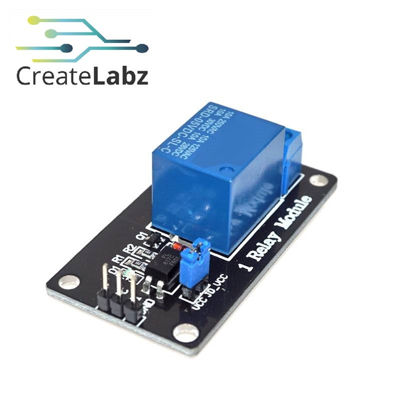 Relay Module 1-channel relay, 5V/10A (with Optocoupler / without Optocoupler)