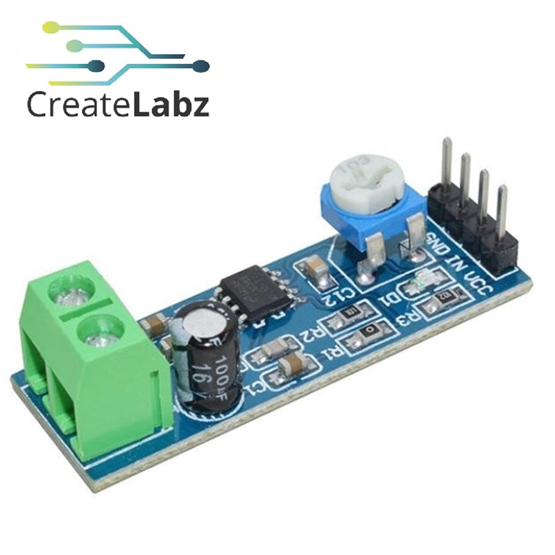 LM386 Audio Amplifier module 5-12V supply Gain:20-200