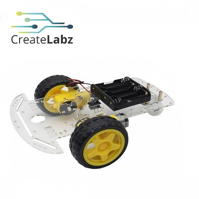 2 Wheel Drive Robot Car Chassi Kit