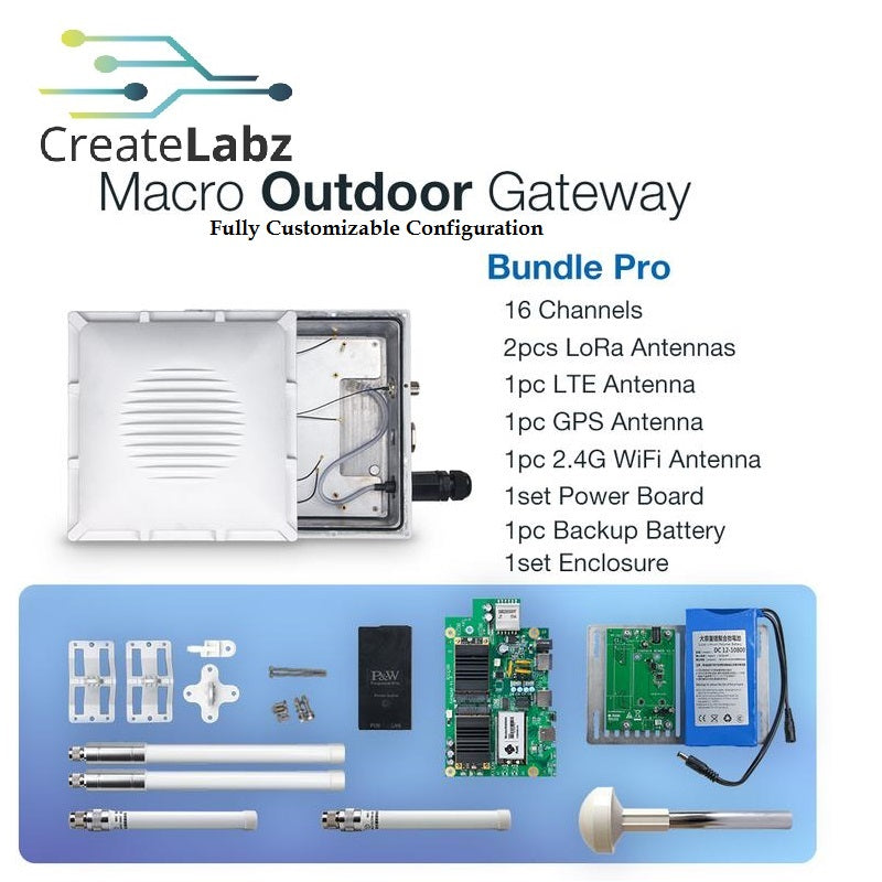 RAKWireless RAK7249 Macro Outdoor Gateway Bundle Pro ( 433MHz / 868MHz )
