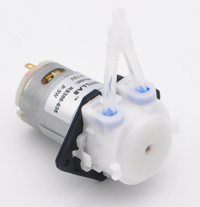 INTLLAB Peristaltic Liquid Pump Dosing Pump for aquarium, chemical, analytical lab, liquids 12V DC