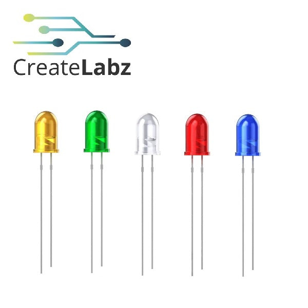 LED color shell 3mm,( 1 piece: options: Red, Yellow, Green, Blue, White)