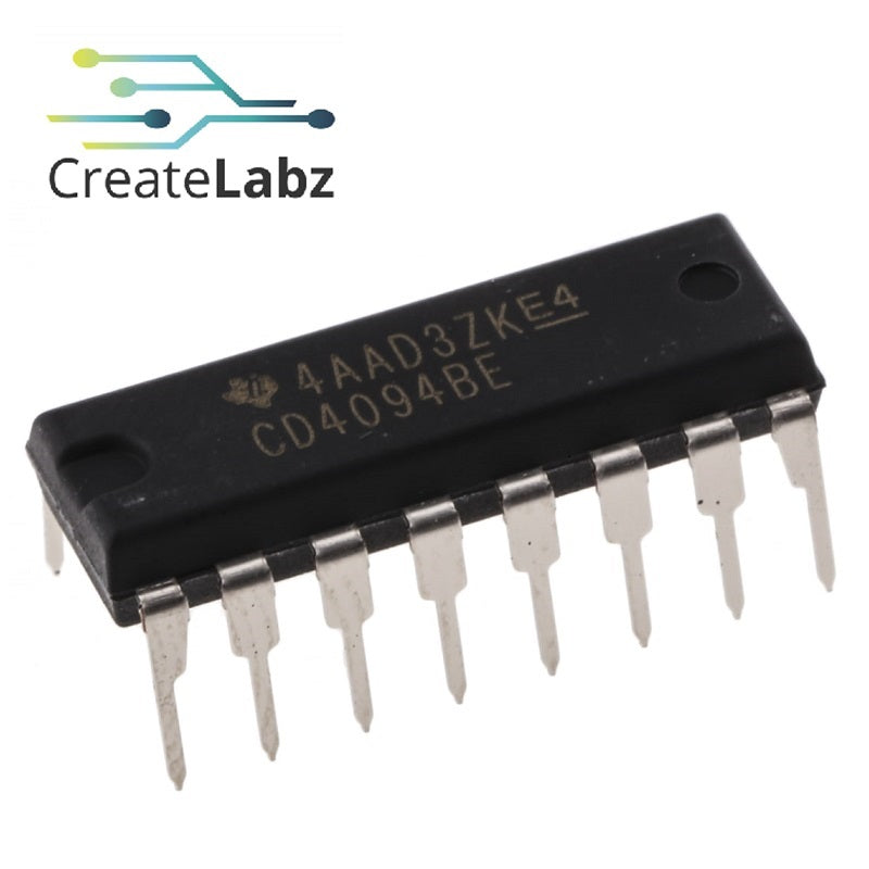 CD4094BE 8-stage Through Hole Shift Register