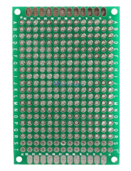 Prototype PCB Double Sided 280 Tinned Holes Universal Breadboard 40x60mm