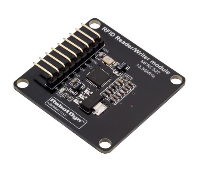RFID Reader/Writer, NFC module, MFRC522 13.56Mhz, SPI/I2C(Robotdyn)
