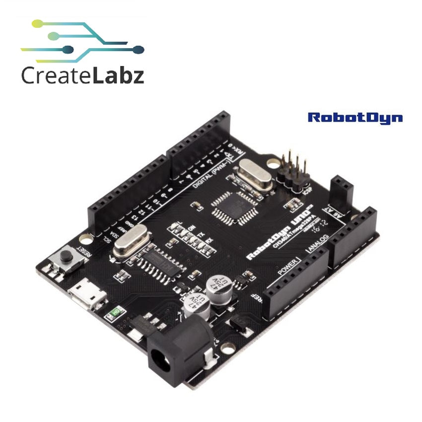 Arduino Uno R3 (Compatible) CH340G USB-serial (From Robotdyn)