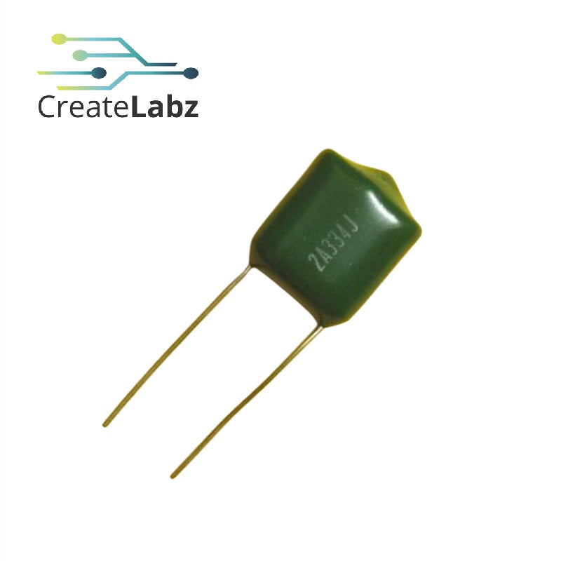 Mylar/Polyester Film Capacitor 0.1uF (2A104J) and 0.33uF (2A334J)