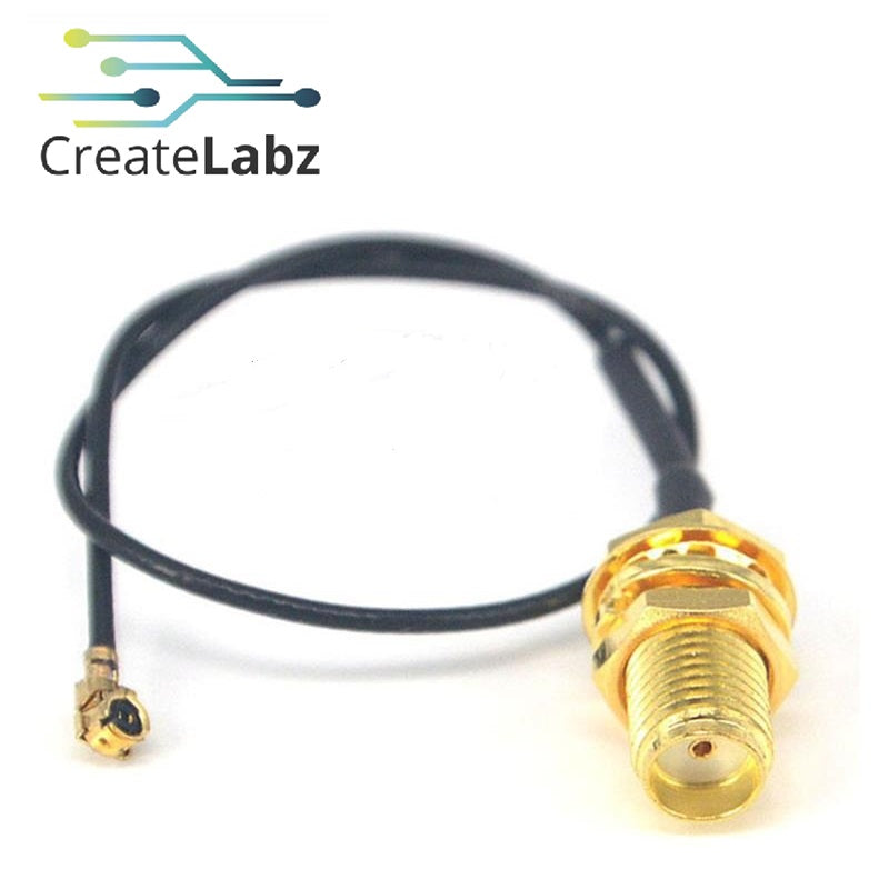 SMA female to u.FL / IPEX antenna adapter cable assembly