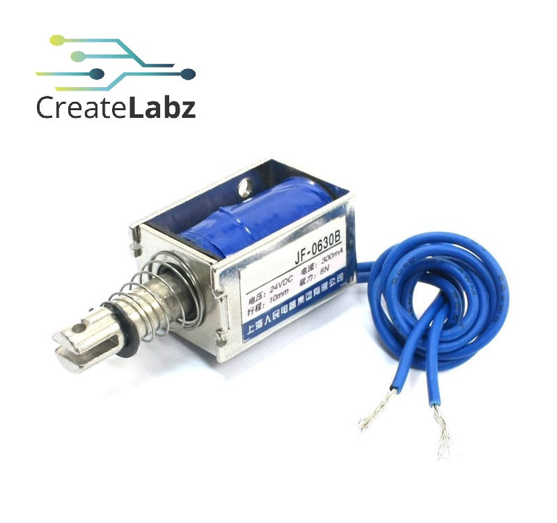 JF-0530B Push Pull Open Frame Mini Valve Solenoid Electromagnet