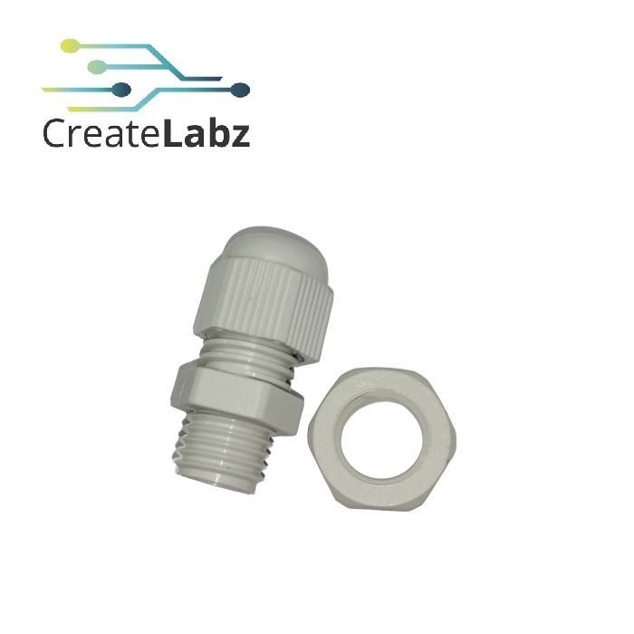 PG11 Waterproof Cable Gland 18.6mm x 9mm
