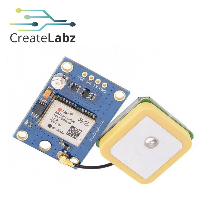GPS Module, Ublox NEO-6M with External Antenna