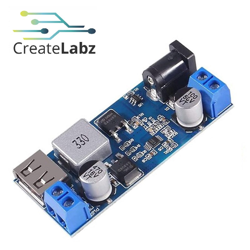 DC 9-36 Vin to 5V 5A USB output Step Down DC-DC Converter module