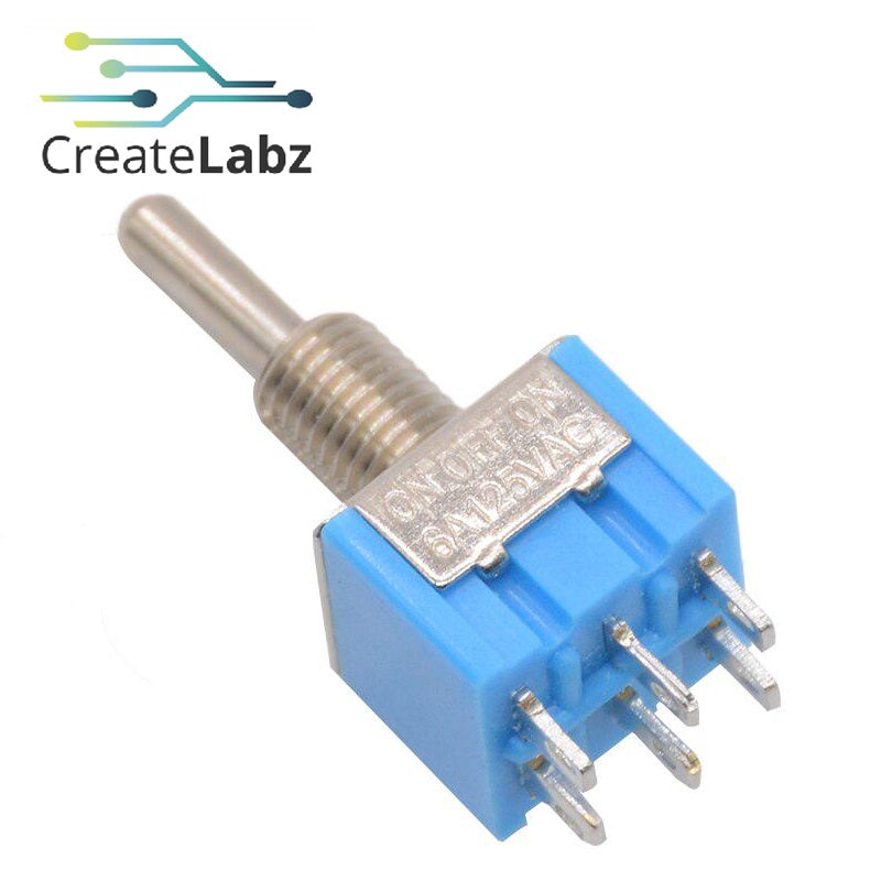Toggle Switch Mini, 6-plus MTS-203 125V, 6A