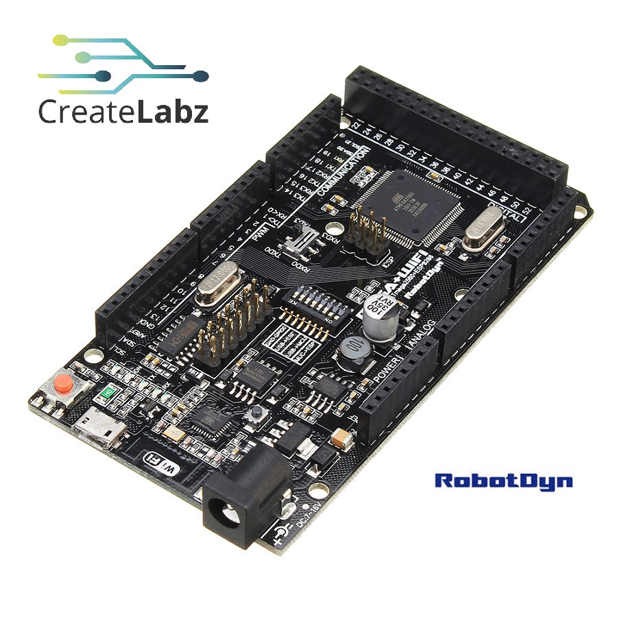 Arduino Mega Wifi R3 (Compatible) ATmega2560+ESP8266 (w/out USB cable)